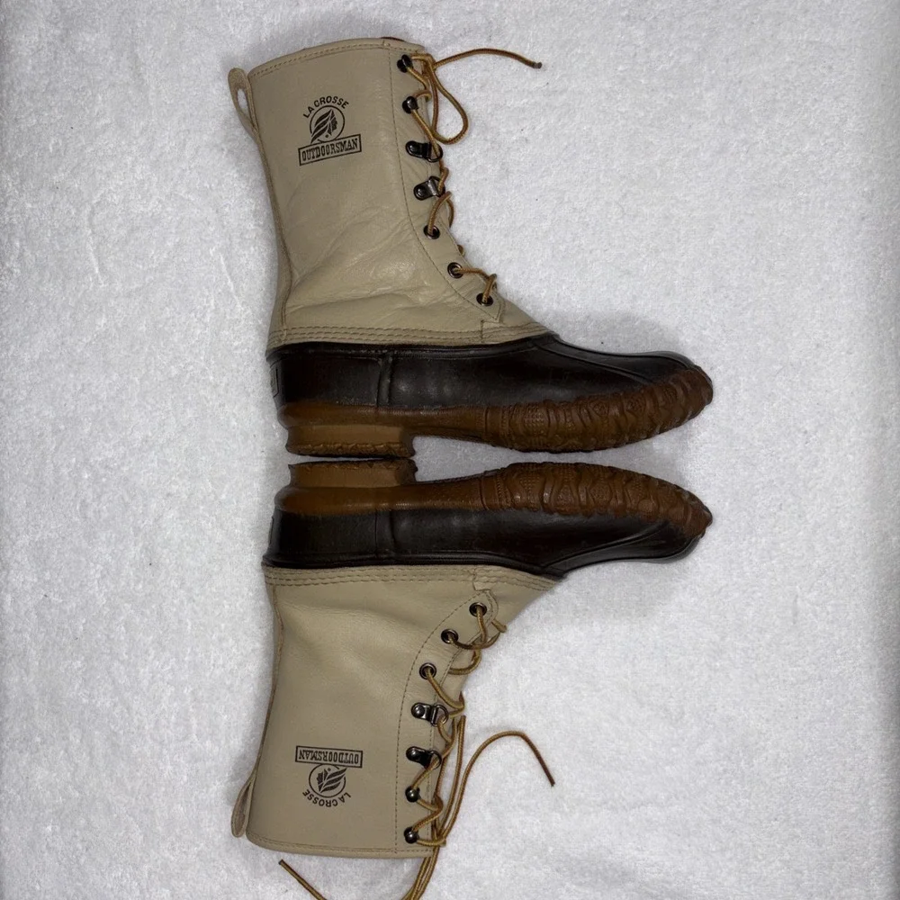 Vintage LaCrosse Outdoorsman Duck Boots Mens 7 Made in USA Insulated Winter